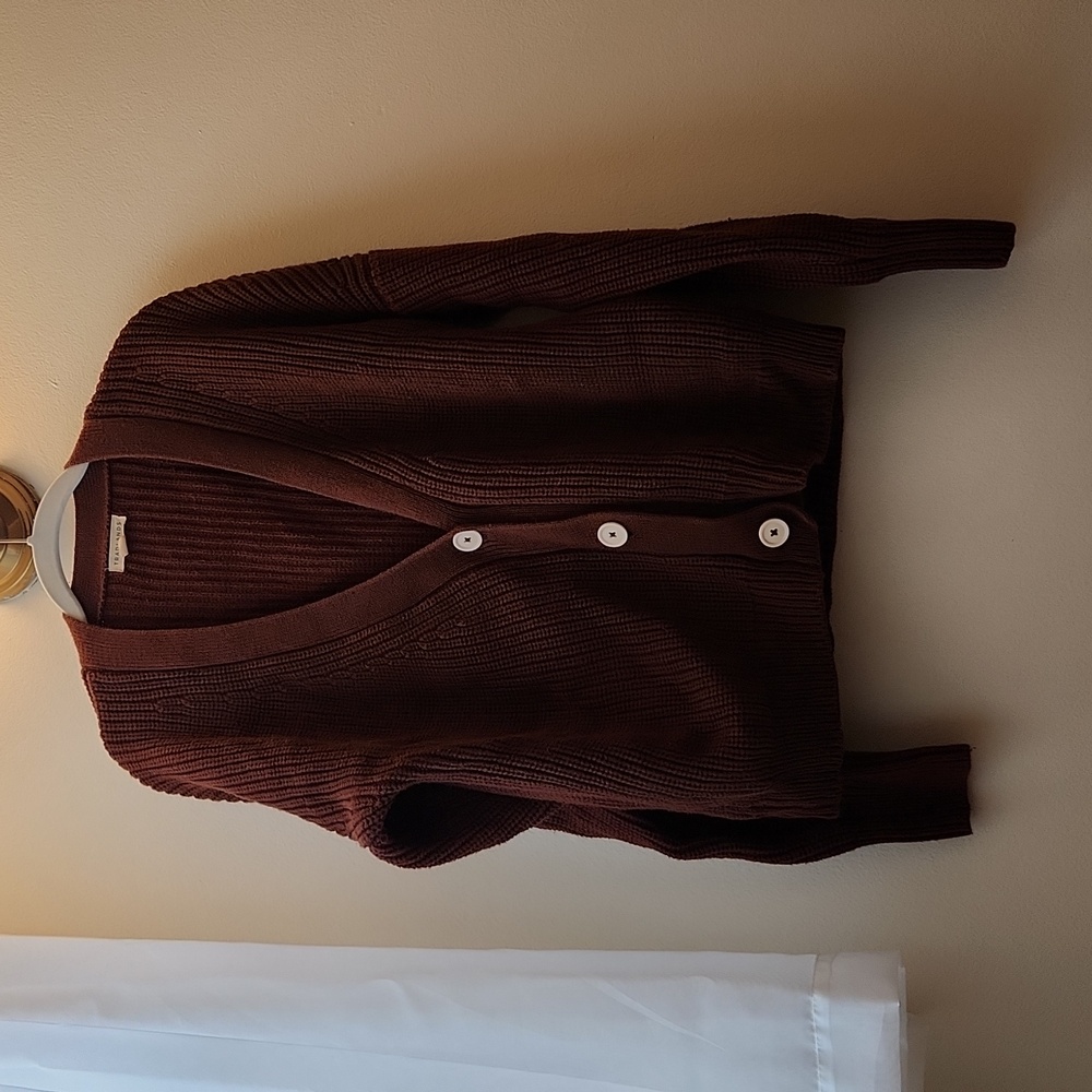 Tradlands Shelter Cardigan - Earth, S